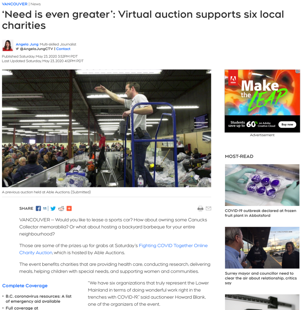 CTV Auction Coverage