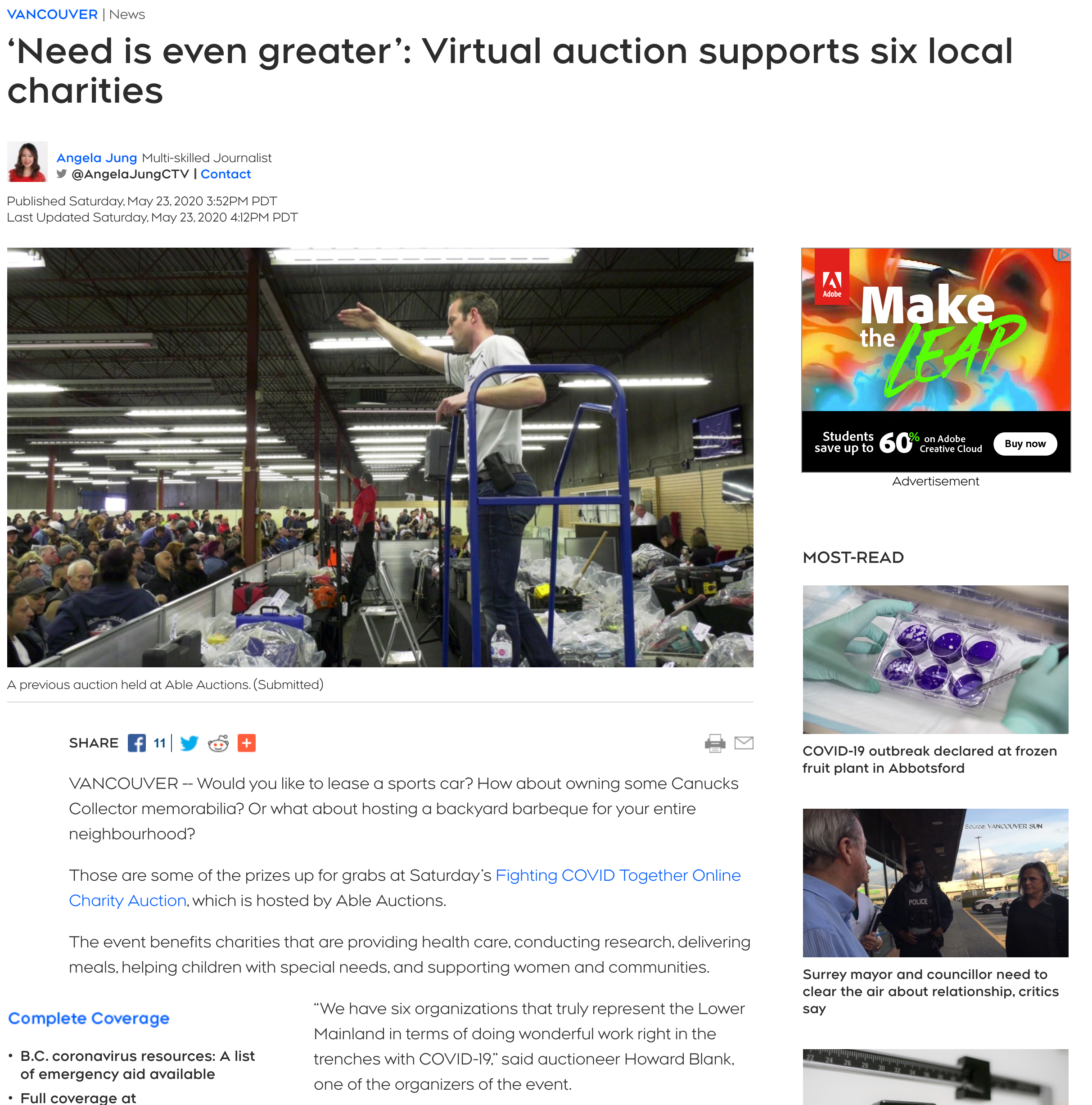 CTV Auction Coverage